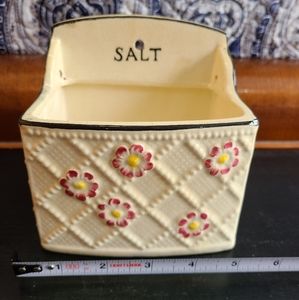 Vintage Ceramic Salt Box Made In Japan